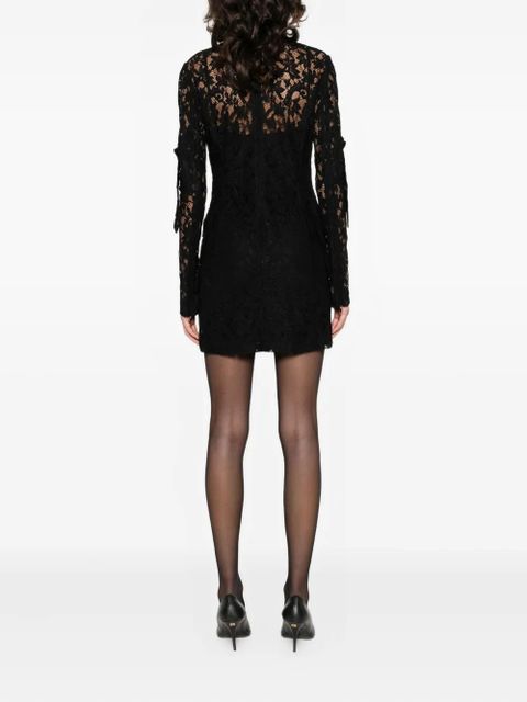 Blumarine lace buckle dress - Black