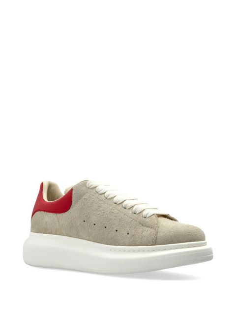 Alexander McQueen Oversized lace-up suede sneakers - Neutrals - zdjęcie produktu nr 2