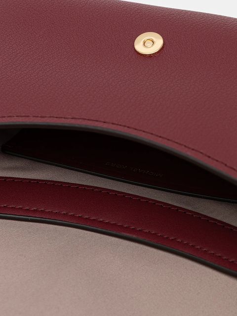 MICHAEL Michael Kors torebka skórzana NESSA kolor bordowy 30T5G8ZM1L