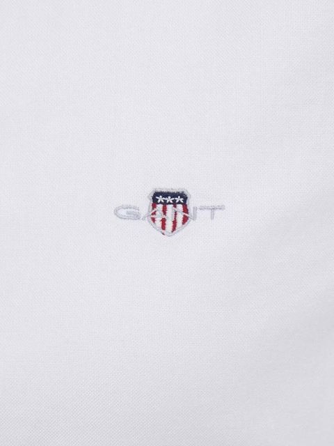 Gant koszula damska kolor biały regular z kołnierzykiem klasycznym