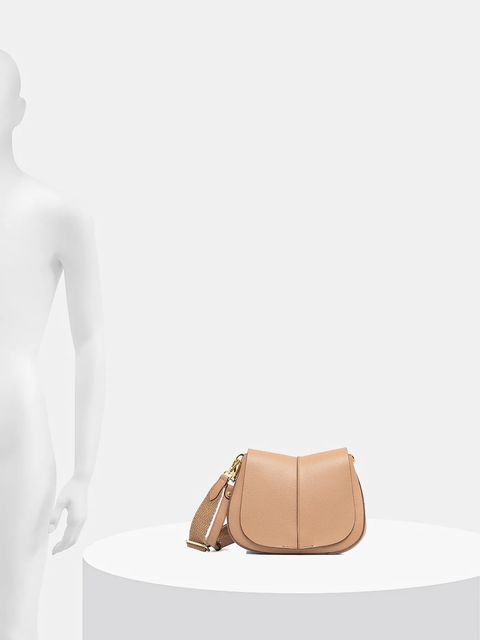 Gianni Chiarini torebka skórzana HELENA ROUND kolor brązowy BS.6036/COMM.GRN-NAOP