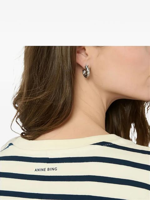 ANINE BING striped T-shirt dress - Neutrals