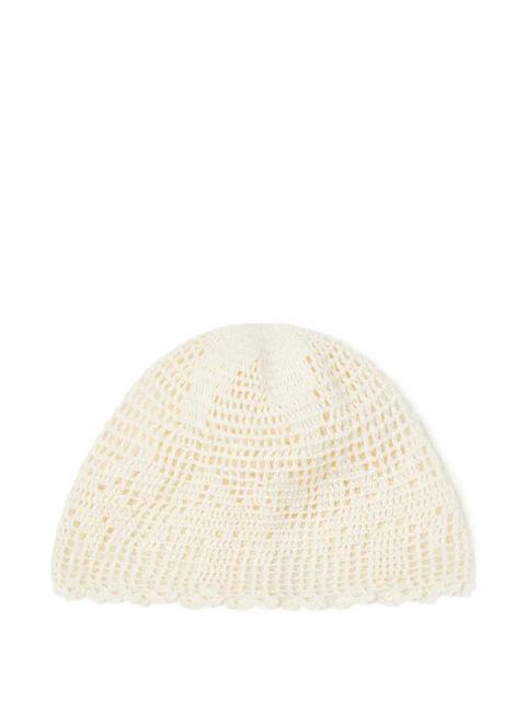 Alanui Island’s Diary crochet beanie hat - White - zdjęcie produktu nr 1