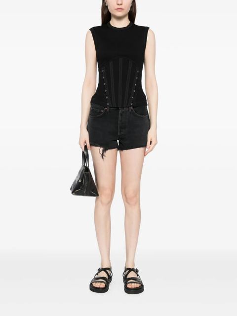 AGOLDE Parker shorts - Black - zdjęcie produktu nr 2