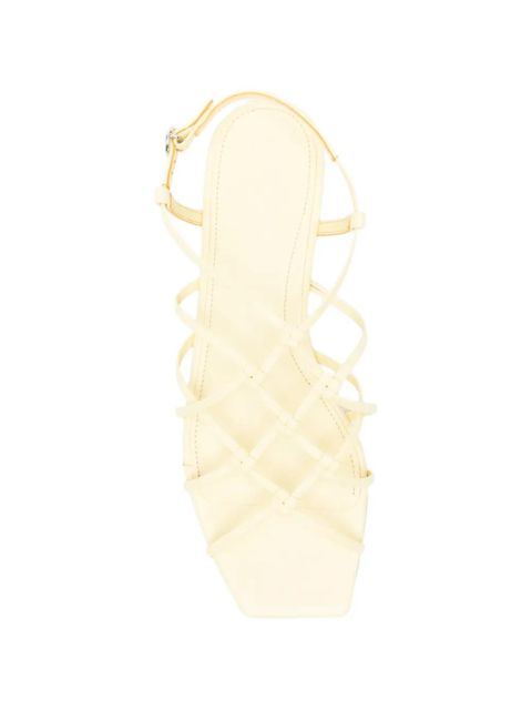 Aeyde Anisa knot-detail leather sandals - Neutrals