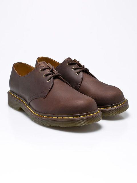 Dr. Martens półbuty skórzane 1461 męskie kolor brązowy DM11838201