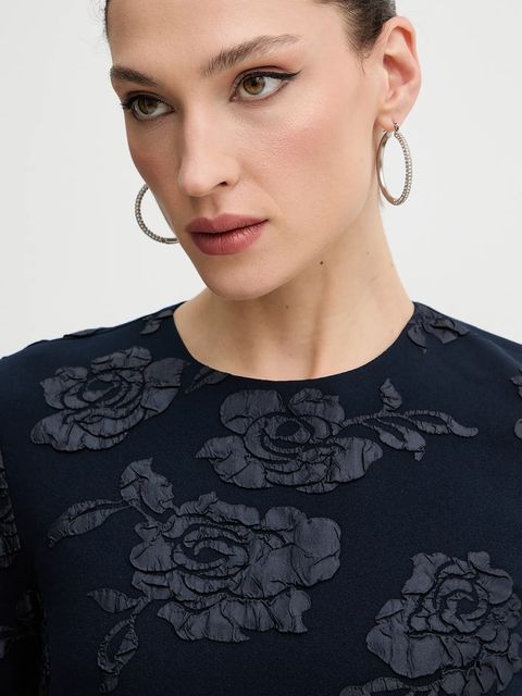 Rotate sukienka kolor granatowy mini prosta 1151182318