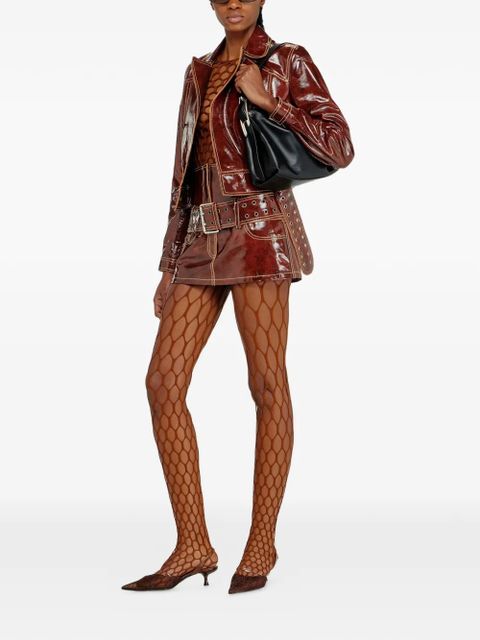 Diesel M-Zanda open-knit top - Brown - zdjęcie produktu nr 2