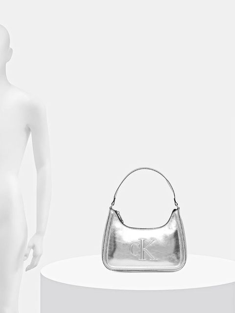 Calvin Klein torebka kolor srebrny LV04F3332G
