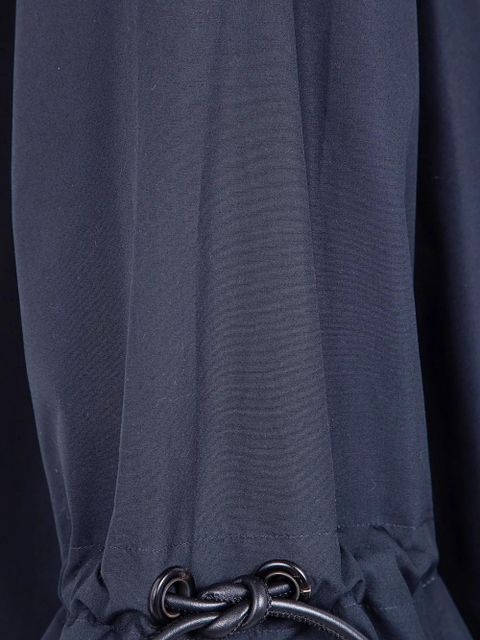 Max Mara drawstring-cuff popover shirt - Blue