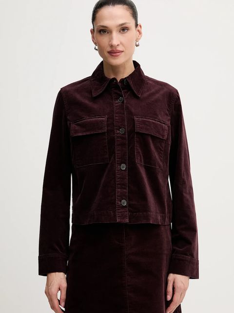 Marc O'Polo kurtka kolor bordowy przejściowa 511096874007 - zdjęcie produktu nr 1