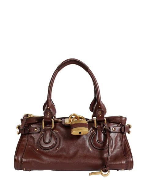Chloé Paddington leather shoulder bag - Brown - zdjęcie produktu nr 1