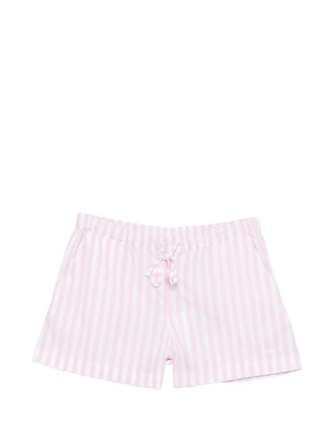 Hunza G striped drawstring shorts - Pink - zdjęcie produktu nr 1