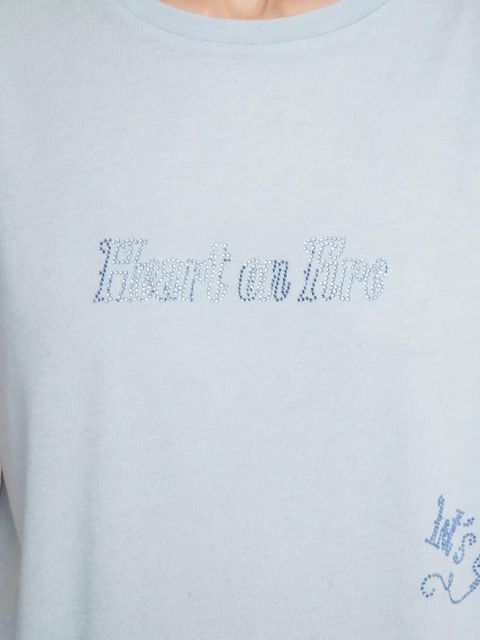 Zadig&Voltaire Alys crystal-embellished T-shirt - Blue