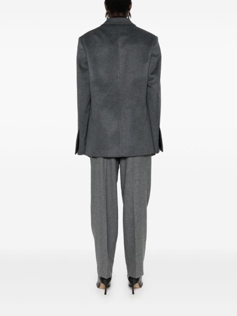 TOTEME Straight single-breasted blazer - Grey