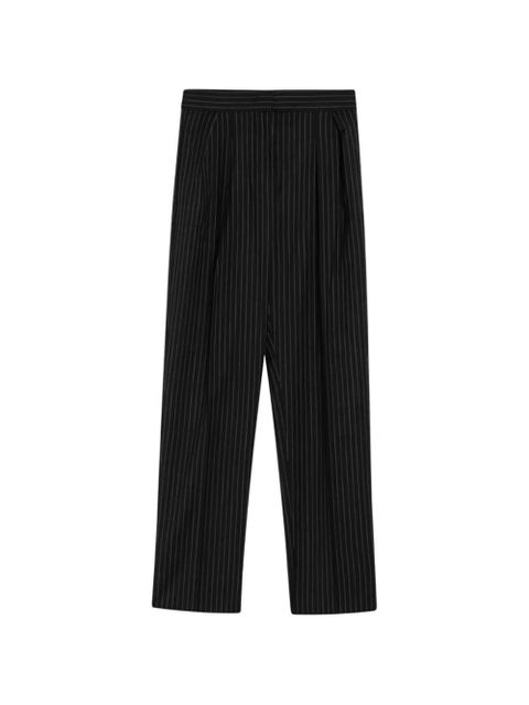 Max Mara pinstriped wool trousers - Black - zdjęcie produktu nr 1