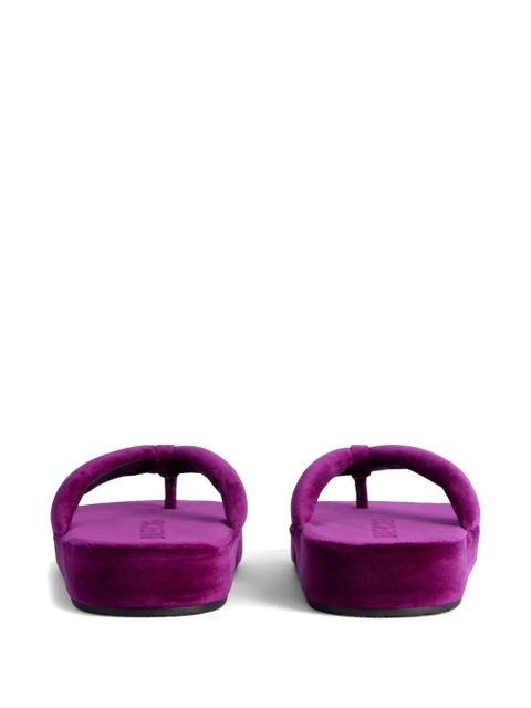 Balenciaga velvet platform sandals - Purple - zdjęcie produktu nr 2
