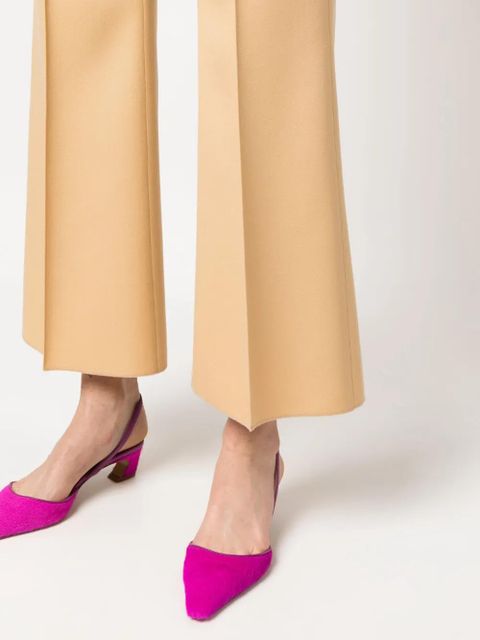 Lanvin cropped flared trousers - Neutrals