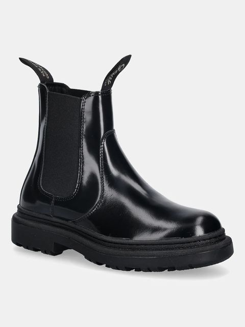 Gant sztyblety skórzane Timbly damskie kolor czarny na płaskim obcasie 31551066 - zdjęcie produktu nr 1