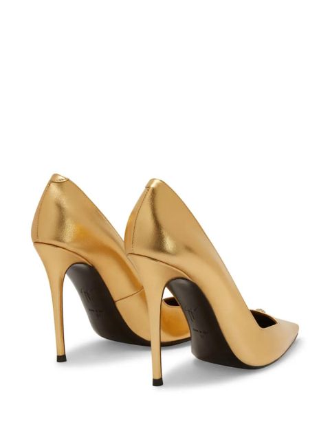 Giuseppe Zanotti 105mm Raquel Pump pumps - Gold