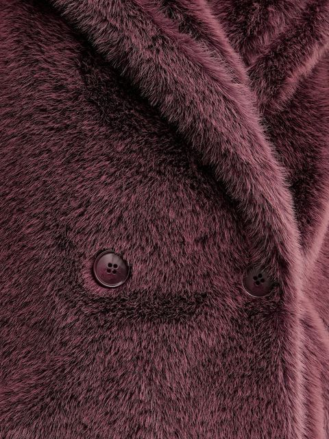 Twinset płaszcz kolor fioletowy 252TT2154