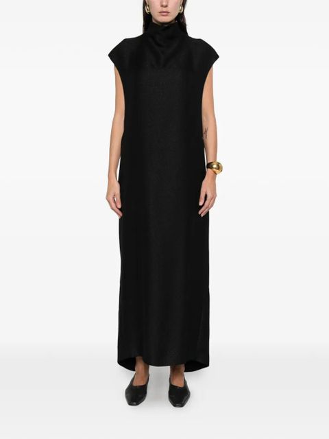 CALVIN KLEIN COLLECTION Thea mock-neck maxi dress - Black