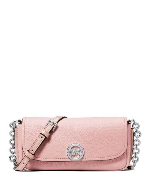 Michael Kors pebbled-leather chain-link shoulder bag - Pink - zdjęcie produktu nr 1