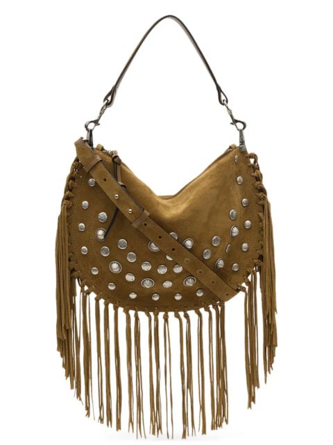 ISABEL MARANT Oskan Soft zipped bag - Brown