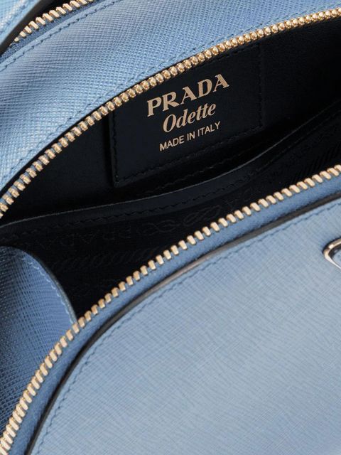 Prada Odette Saffiano leather bag - Blue - zdjęcie produktu nr 2