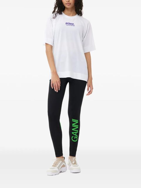 GANNI x Prince logo T-shirt - White - zdjęcie produktu nr 2