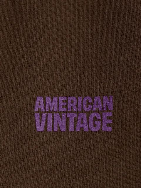 American Vintage logo sweatshirt - Brown