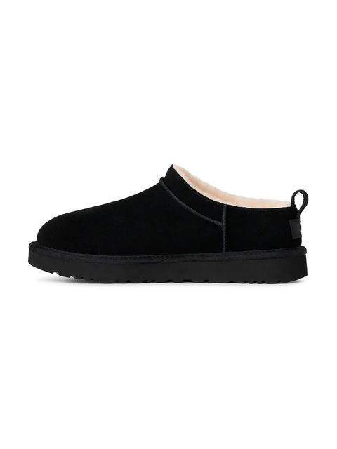 UGG kapcie zamszowe Classic Micro kolor czarny 1173891.BLK