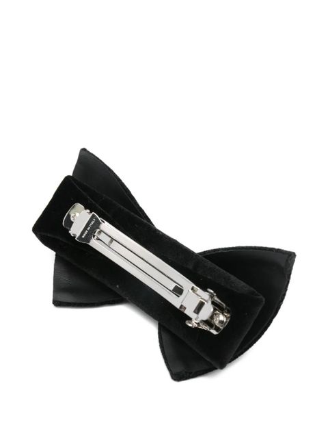 Ferragamo crystal-embellishment hair clip - Black - zdjęcie produktu nr 2