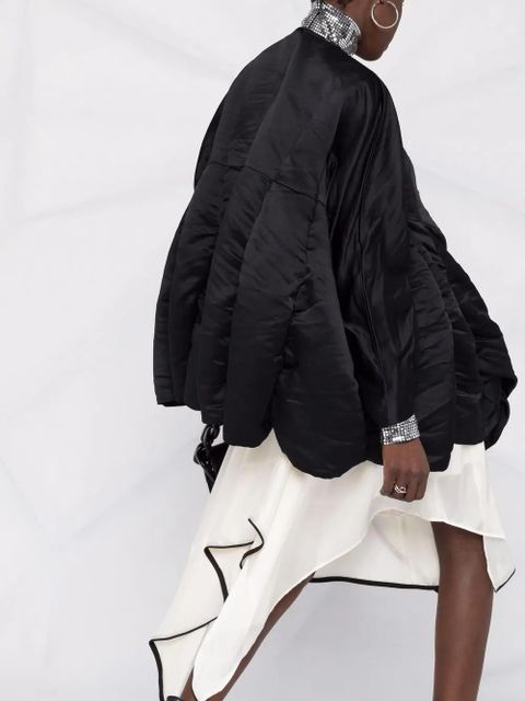 Comme Des Garçons oversize crease-effect jacket - Black