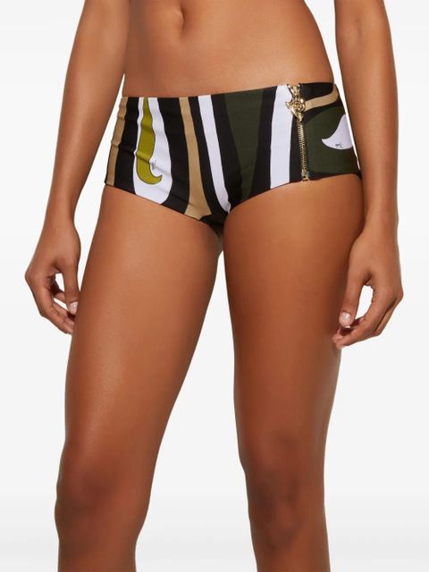 PUCCI Marmo-print bikini briefs - Green