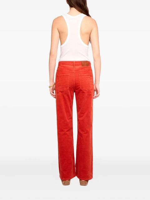 Zadig&Voltaire Evy corduroy trousers - Red