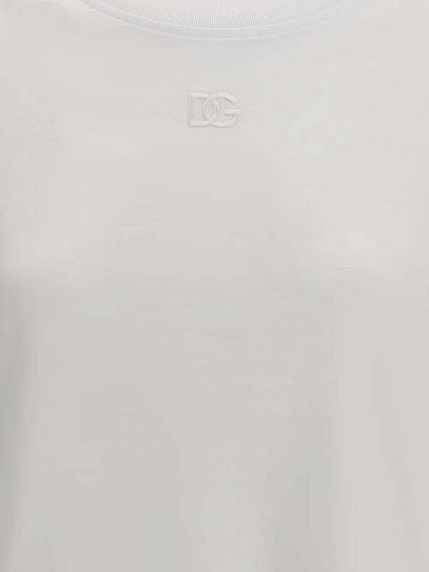 Dolce & Gabbana logo-embroidered T-shirt - White - zdjęcie produktu nr 2