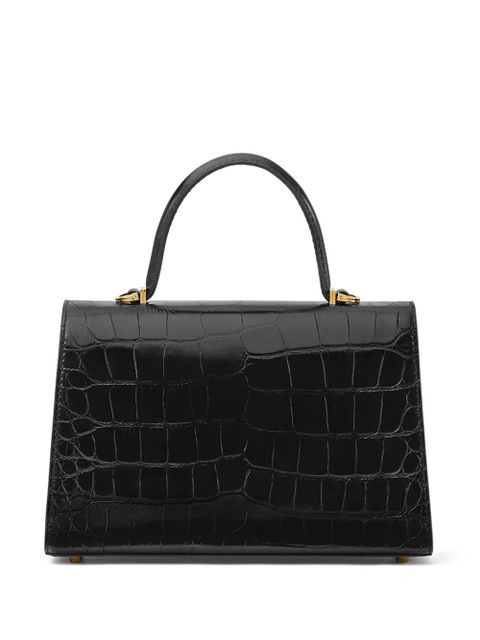 Versace Medusa '95 croc-effect tote bag - Black - zdjęcie produktu nr 2