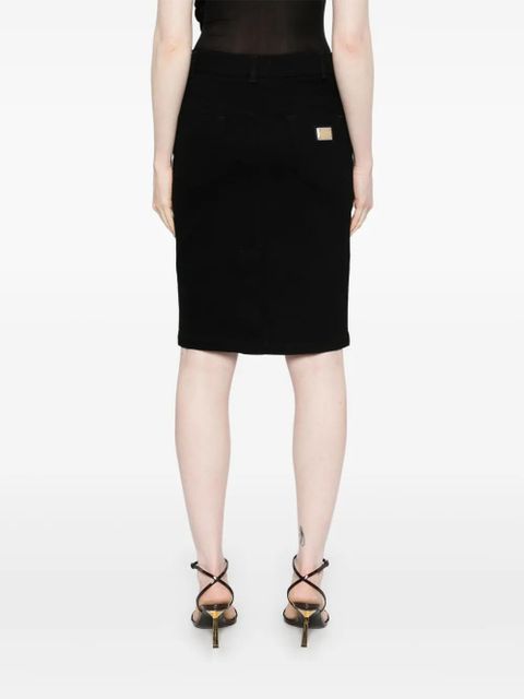 Dolce & Gabbana denim midi skirt - Black