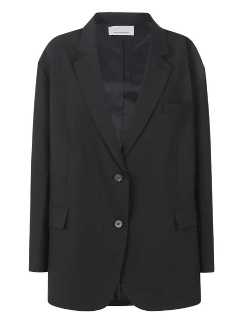 The Frankie Shop Bea button fastening blazer - Black - zdjęcie produktu nr 1
