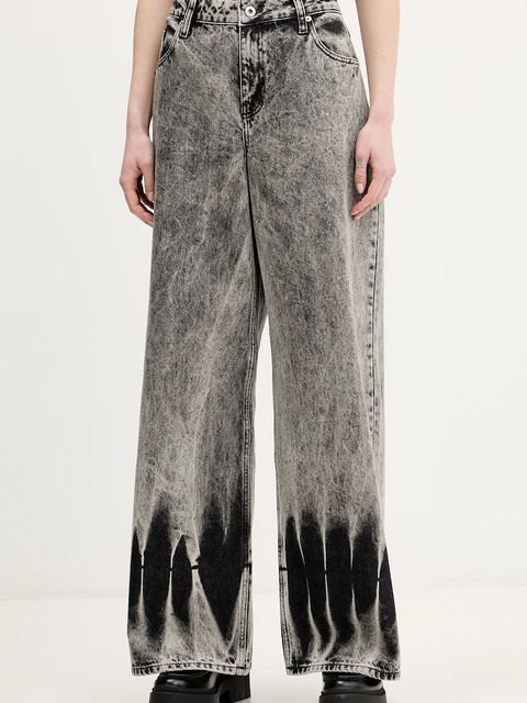 Karl Lagerfeld Jeans jeansy damskie kolor szary B1W10081 - zdjęcie produktu nr 1