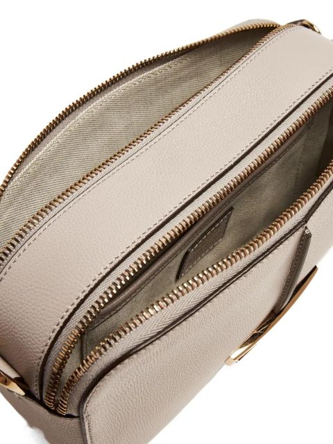 Tod's Timeless logo plaque zip tote bag - Grey