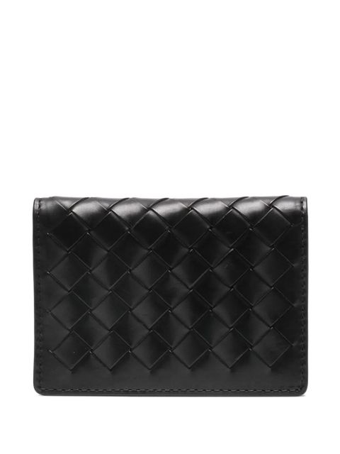 Aspinal Of London woven-design bi-fold cardholder - Black - zdjęcie produktu nr 2