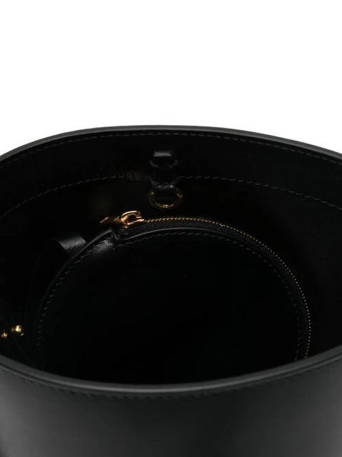 Jil Sander Cannolo logo-lettering bucket bag - Black - zdjęcie produktu nr 2