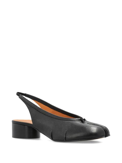 Maison Margiela 30mm Tabi slingback heeled pumps - Black - zdjęcie produktu nr 2