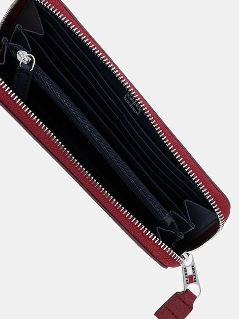 Tommy Jeans portfel damski kolor bordowy AW0AW17585 - zdjęcie produktu nr 2