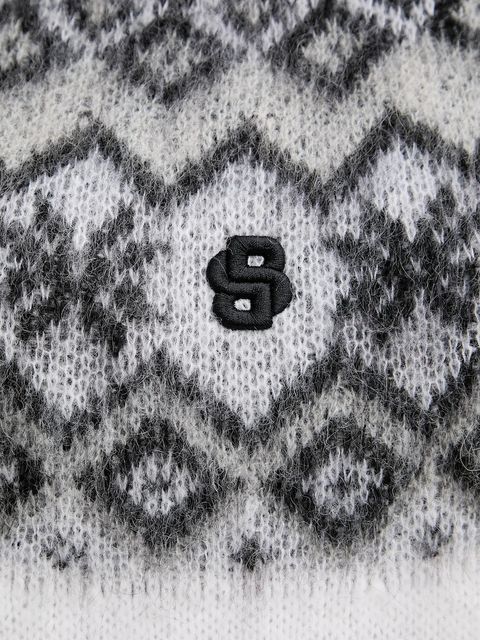 BOSS sweter z dodatkiem wełny damski kolor beżowy z półgolfem 50549369