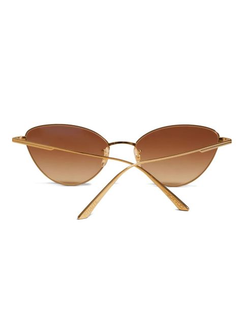 KHAITE cat-eye sunglasses - Gold