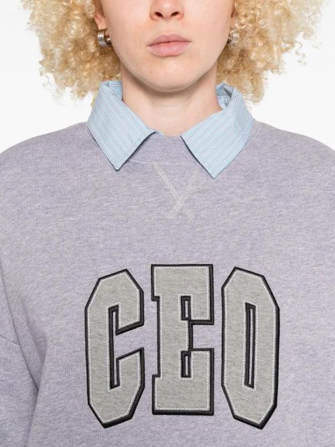 Balenciaga CEO Team ribbed sweatshirt - Grey