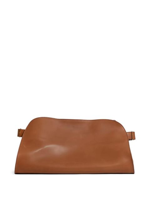 The Row leather clutch bag - Brown - zdjęcie produktu nr 2